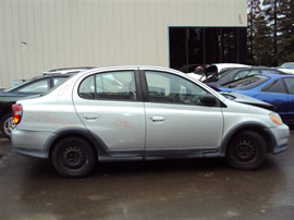 2002 TOYOTA ECHO, 1.5L AUTO 4DR,COLOR SILVER, STK Z14826